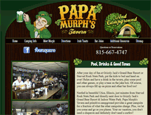 Tablet Screenshot of papamurphs.com